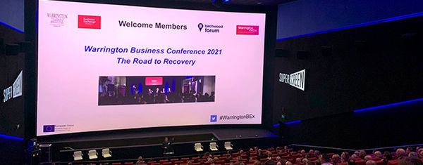Business conference is a big screen success! - Warrington Chamber of Commerce